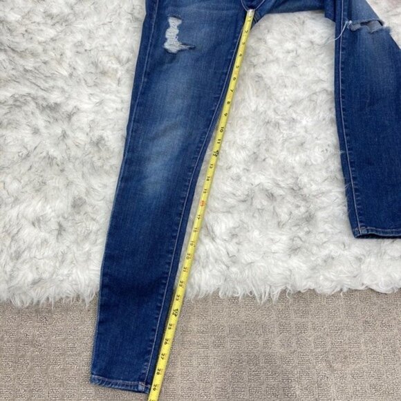 Frame Le Skinny De Jeanne Distressed Jeans Size 26 MSRP $235 - Picture 4 of 16